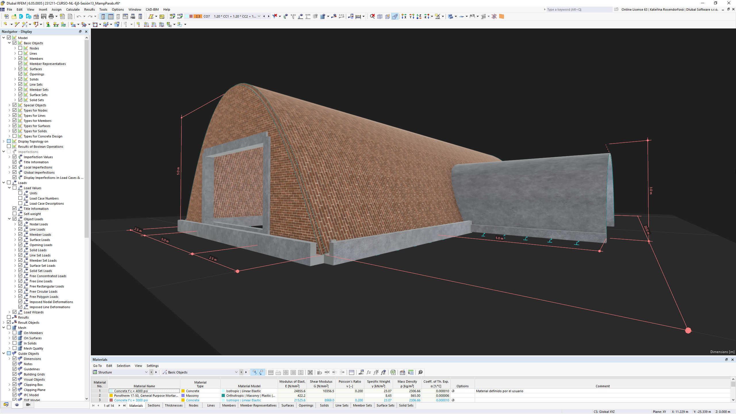 Mauerwerkswänden in RFEM 6