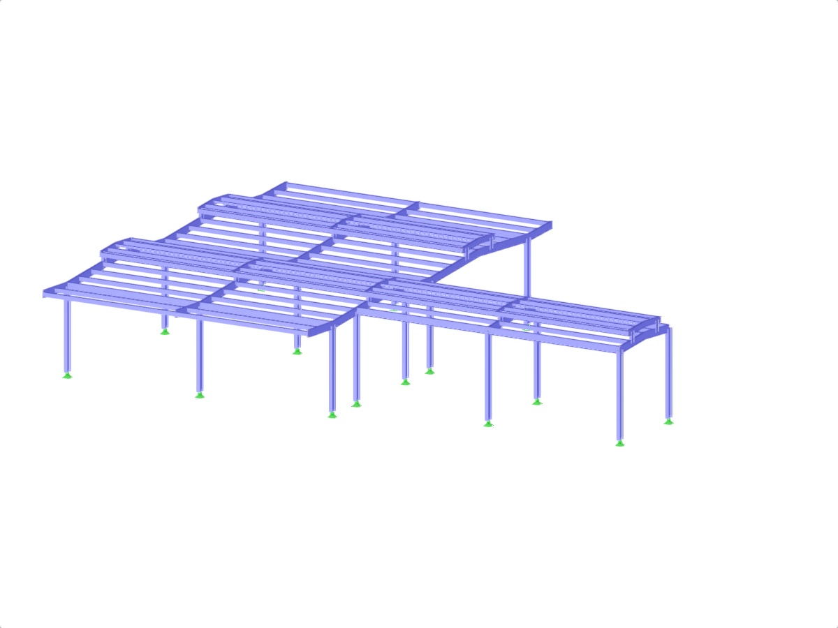 Modell 004722 | Pergola aus Stahl