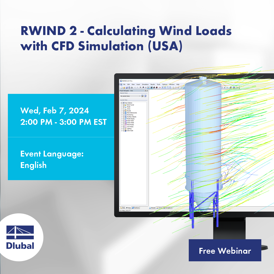 RWIND 2 - Windlasten Mit CFD-Simulation Berechnen (USA) | Dlubal Software