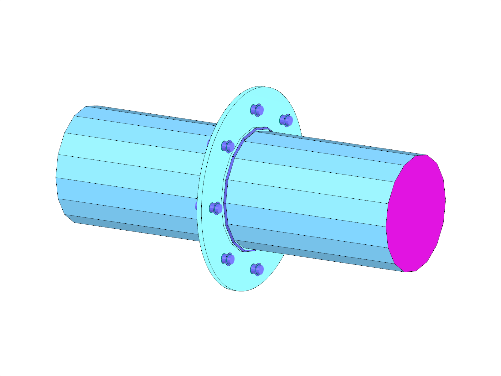 Modell 000000 | Stirnplattenverbindung