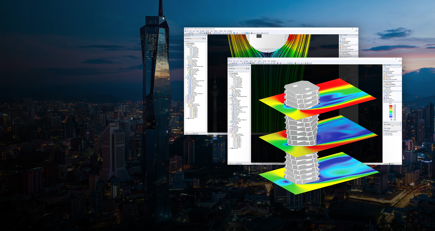 Windsimulation und statische Analyse