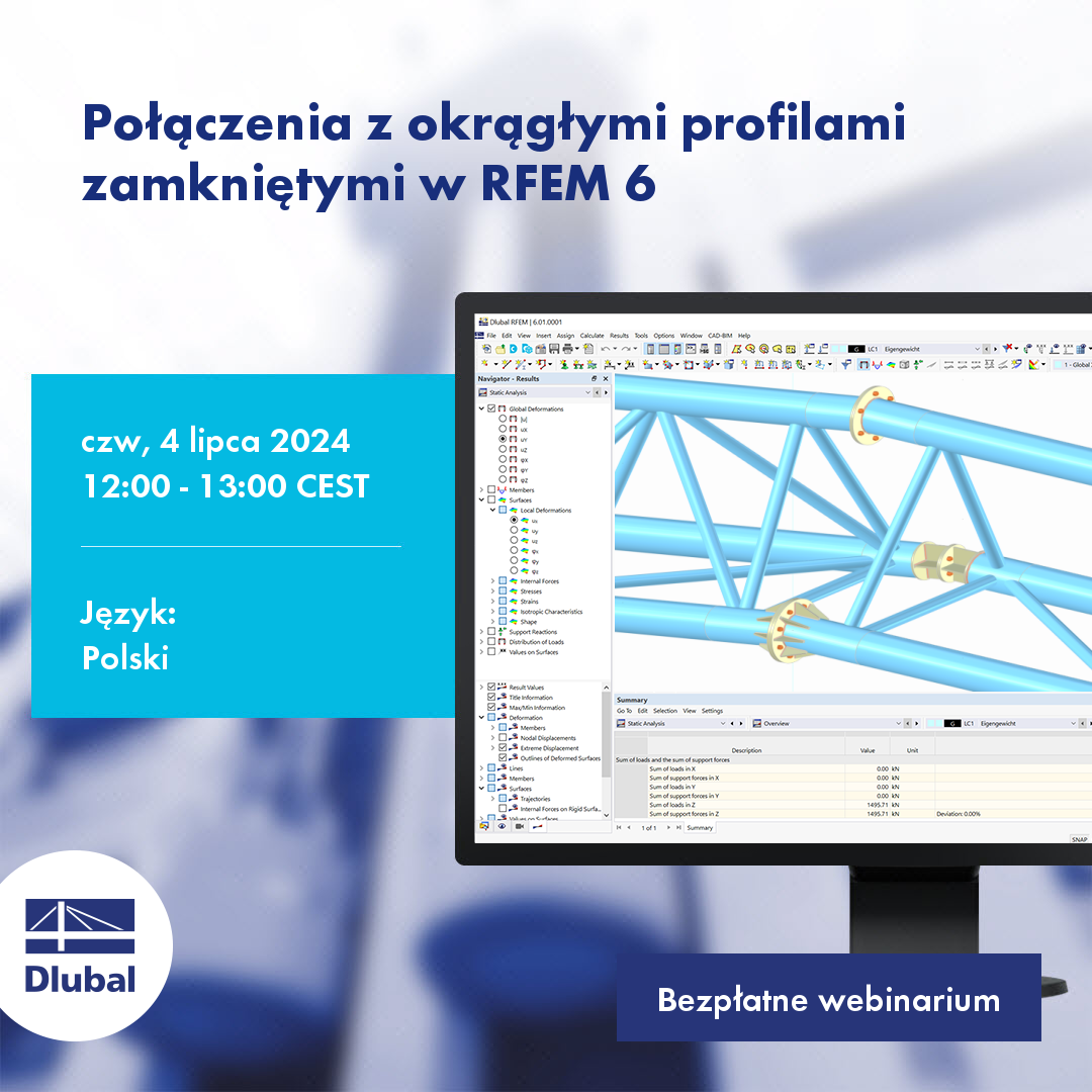 Verbindungen mit Kreishohlprofilen in RFEM 6