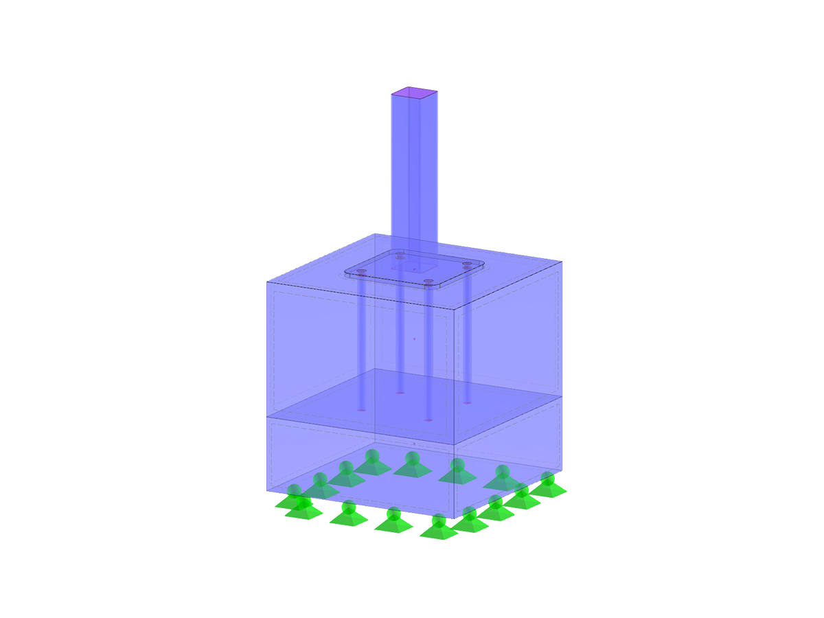 Verbindung Stütze-Fundament 