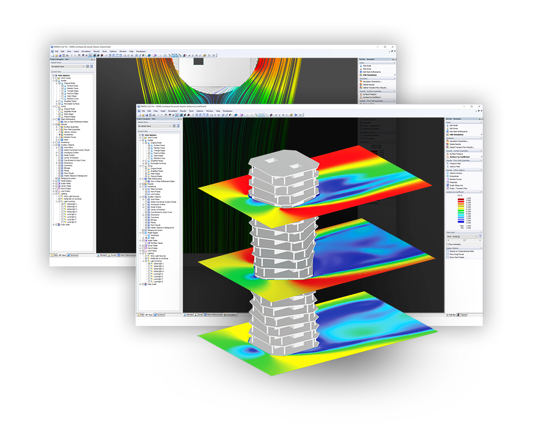 Windsimulation und statische Analyse | Model