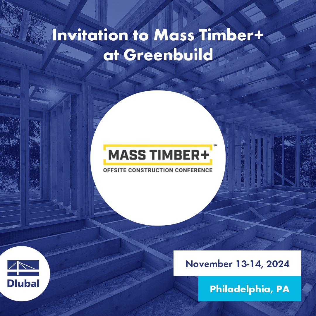 Einladung zur Mass Timber+ \n auf der Greenbuild