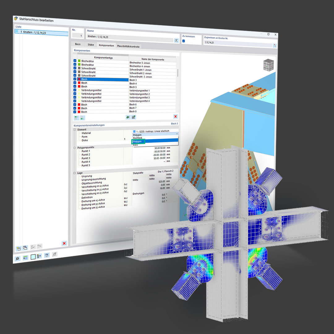 Produkt-Feature | Bauteil "Platte" mit polygonaler Geometrieform