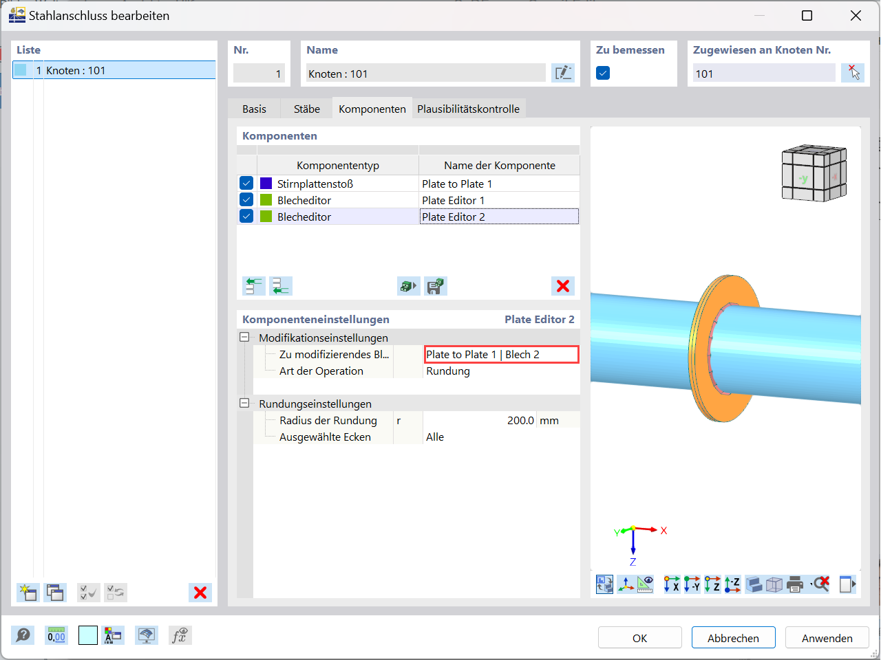 "Platteeditor 2": Einstellungen