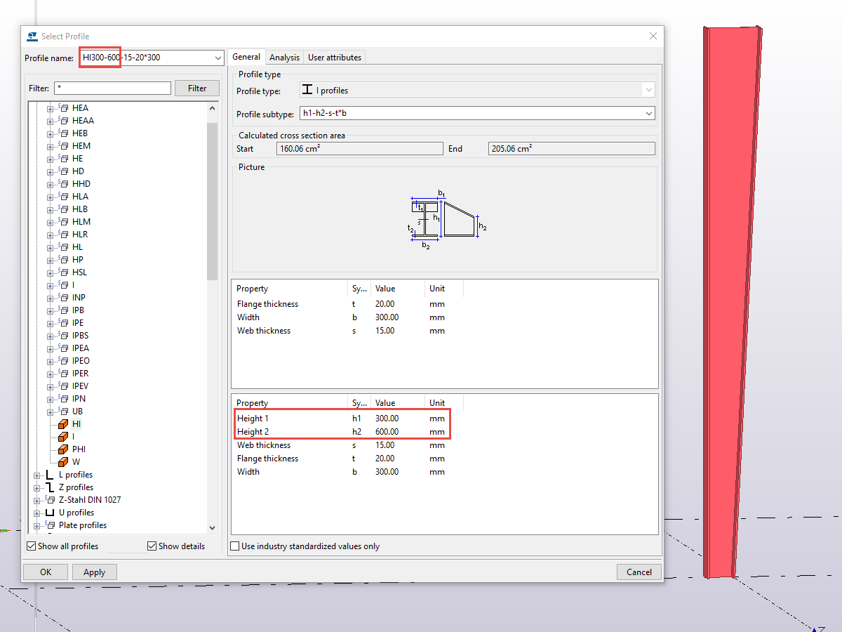 gevoutete Träger Tekla Structures