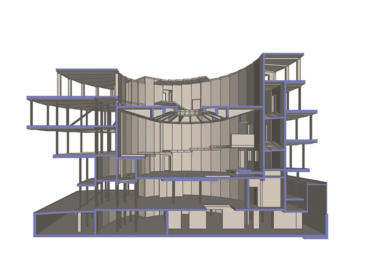 Tragkonstruktion des tschechischen Pavillons auf der EXPO 2025