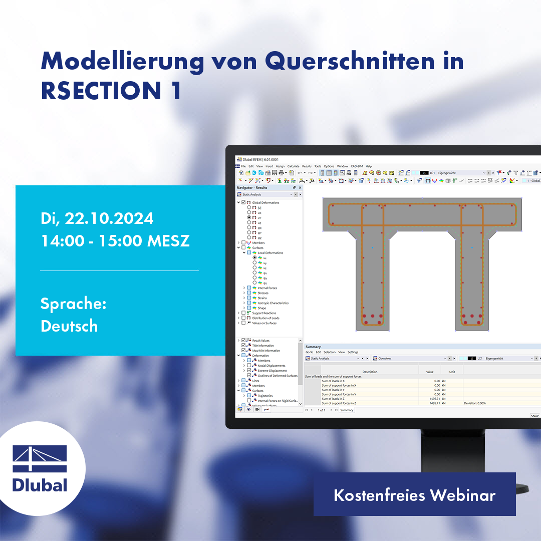 Modellierung von Querschnitten in RSECTION 1