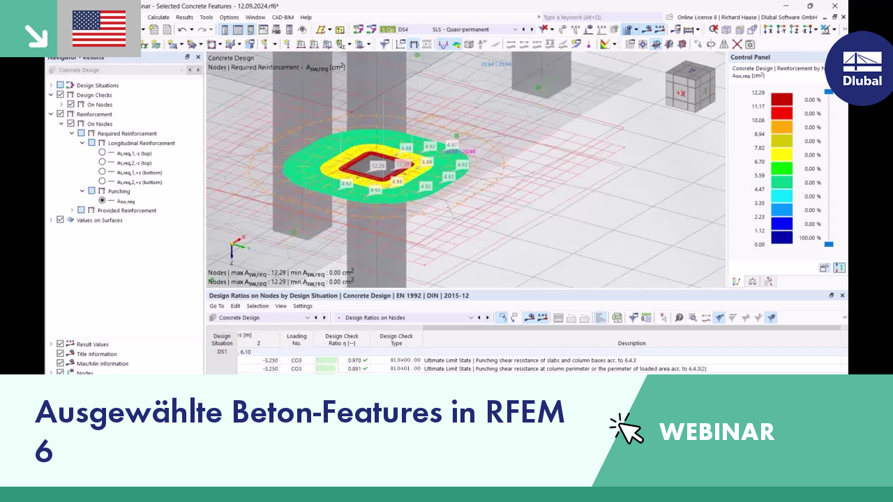 VG 005051 zu verwenden | WEBINAR | Ausgewählte Beton-Features in RFEM 6