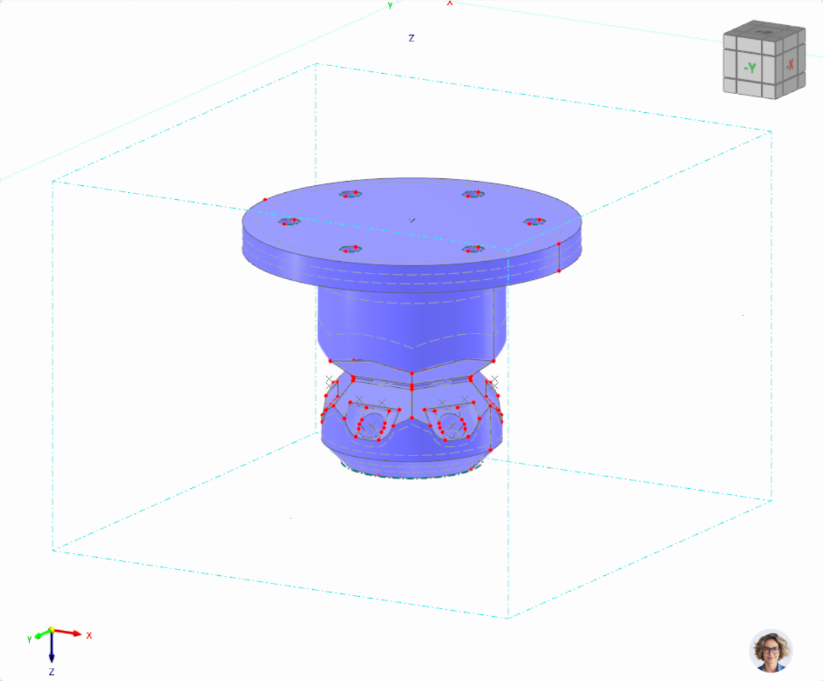 Modell eines Pumpe-Verteilers