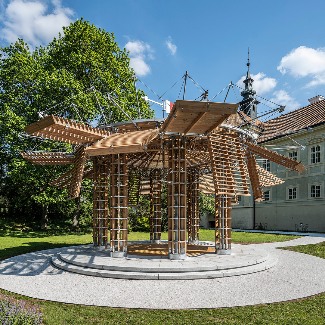 Neues Kundenprojekt | Kinetischer Pavillon auf Schloss Radíč, Tschechische Republik