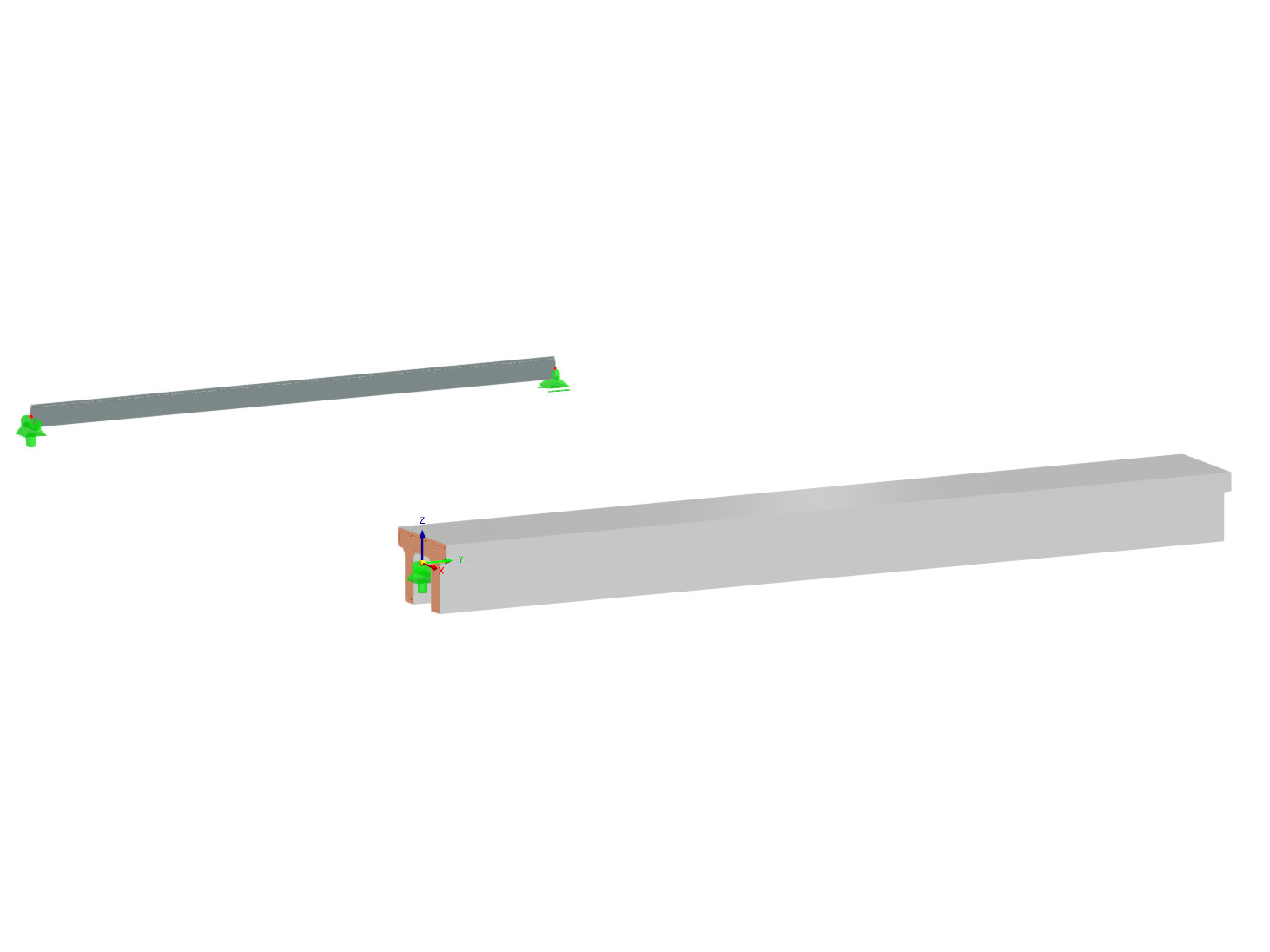 Modell 005099 | Aluminium- und Betonträger | ADM und ACI 318