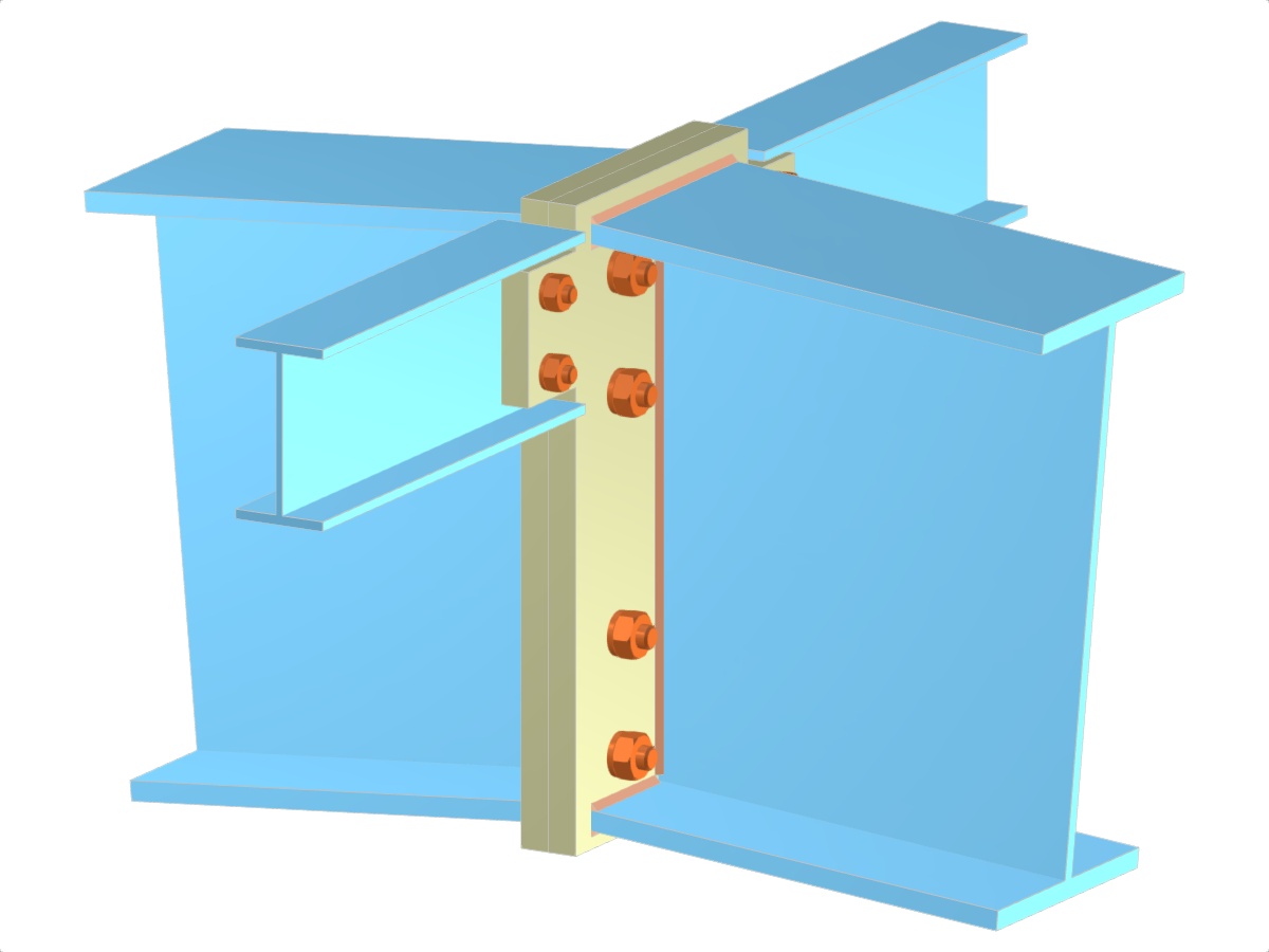 Modell 005108 berechnet | Purlin to Roof Beam