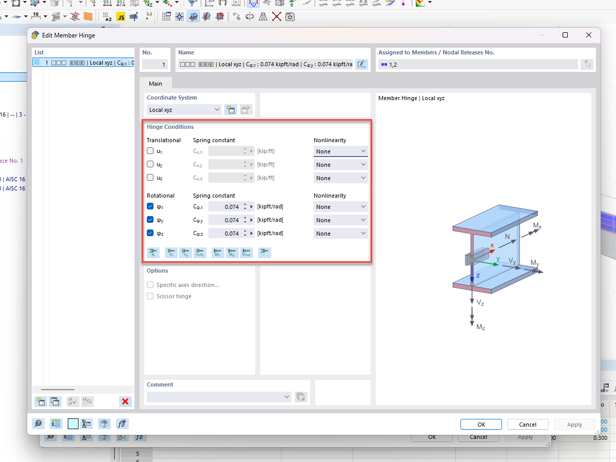 FAQ005607 | Is it possible to model a double member in RFEM 6?