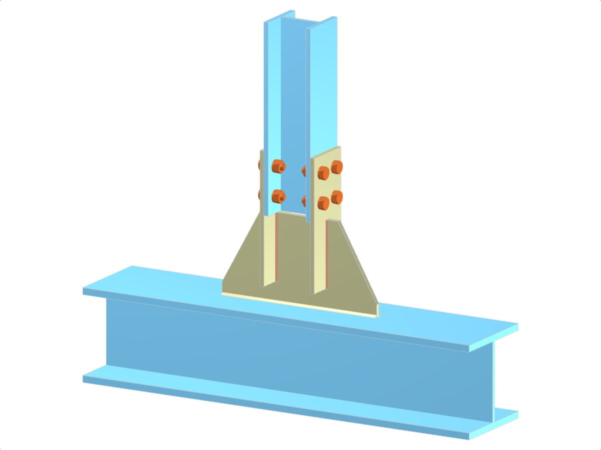 Modell 005193 | Fachwerk | Vertikal zum Gurt