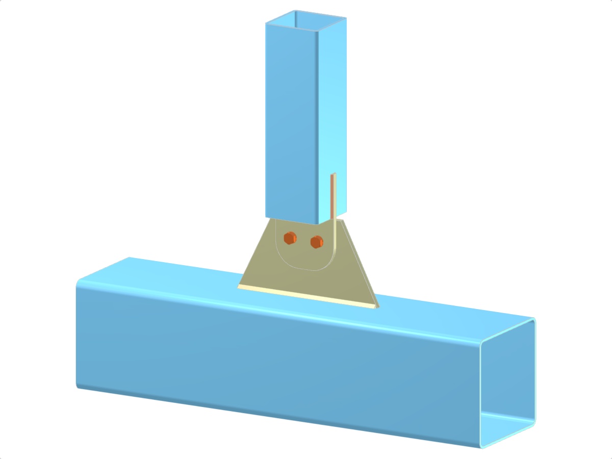 Modell 005195 | Fachwerk | Vertikal zum Gurt