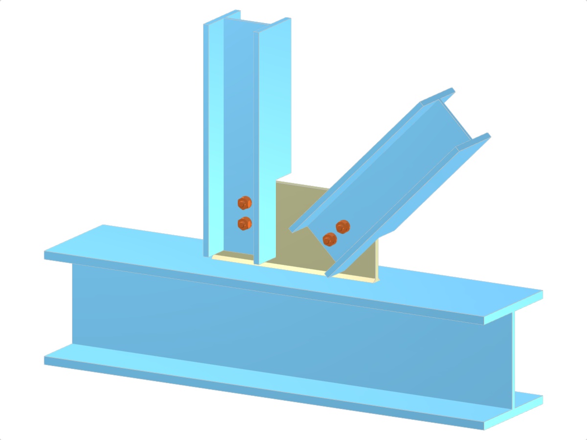 Modell 005242 | Fachwerk | Diagonal und Vertikal zum Gurt