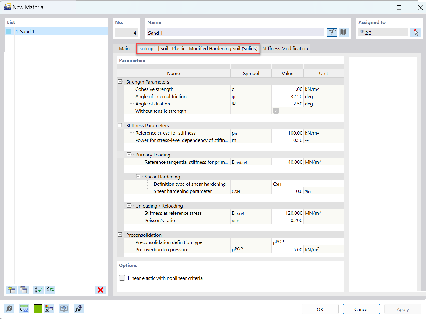 KB 1901 |  Modellparameter