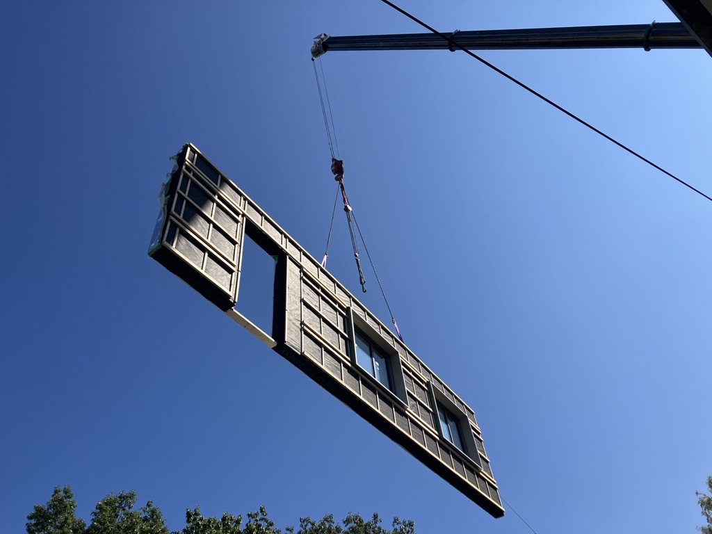 Bewegliche Holzrahmenwand