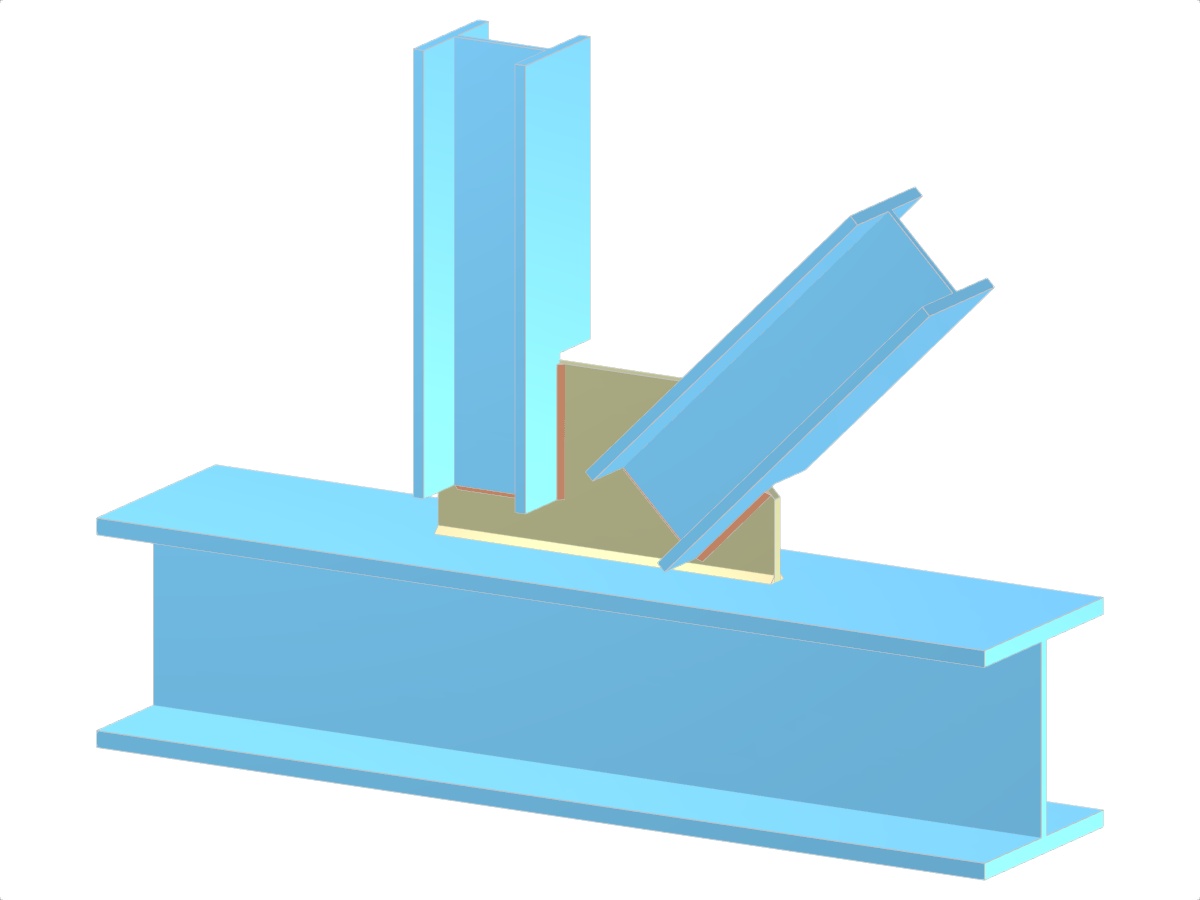 Modell 005257 | Fachwerk | Diagonal und Vertikal zum Gurt