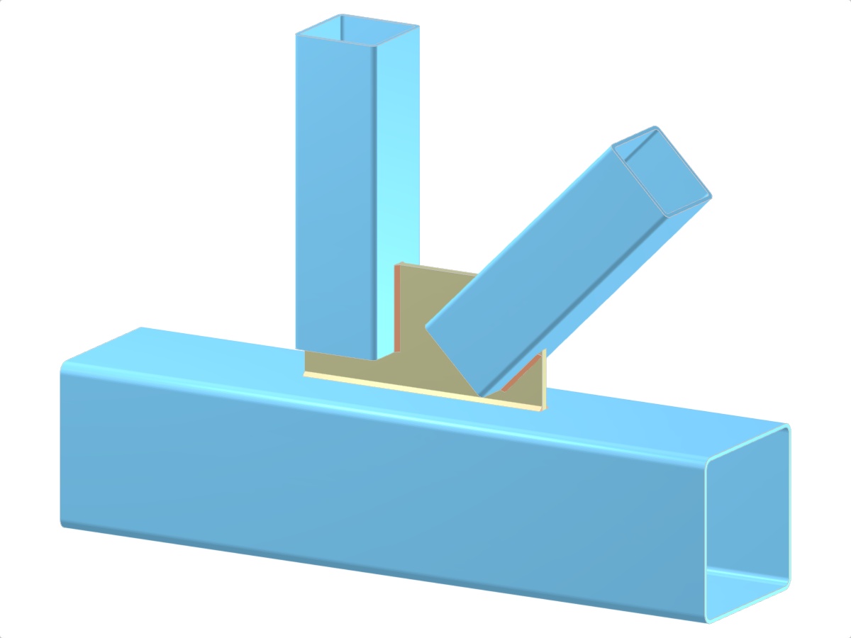 Modell 005263 | Fachwerk | Diagonal und Vertikal zum Gurt