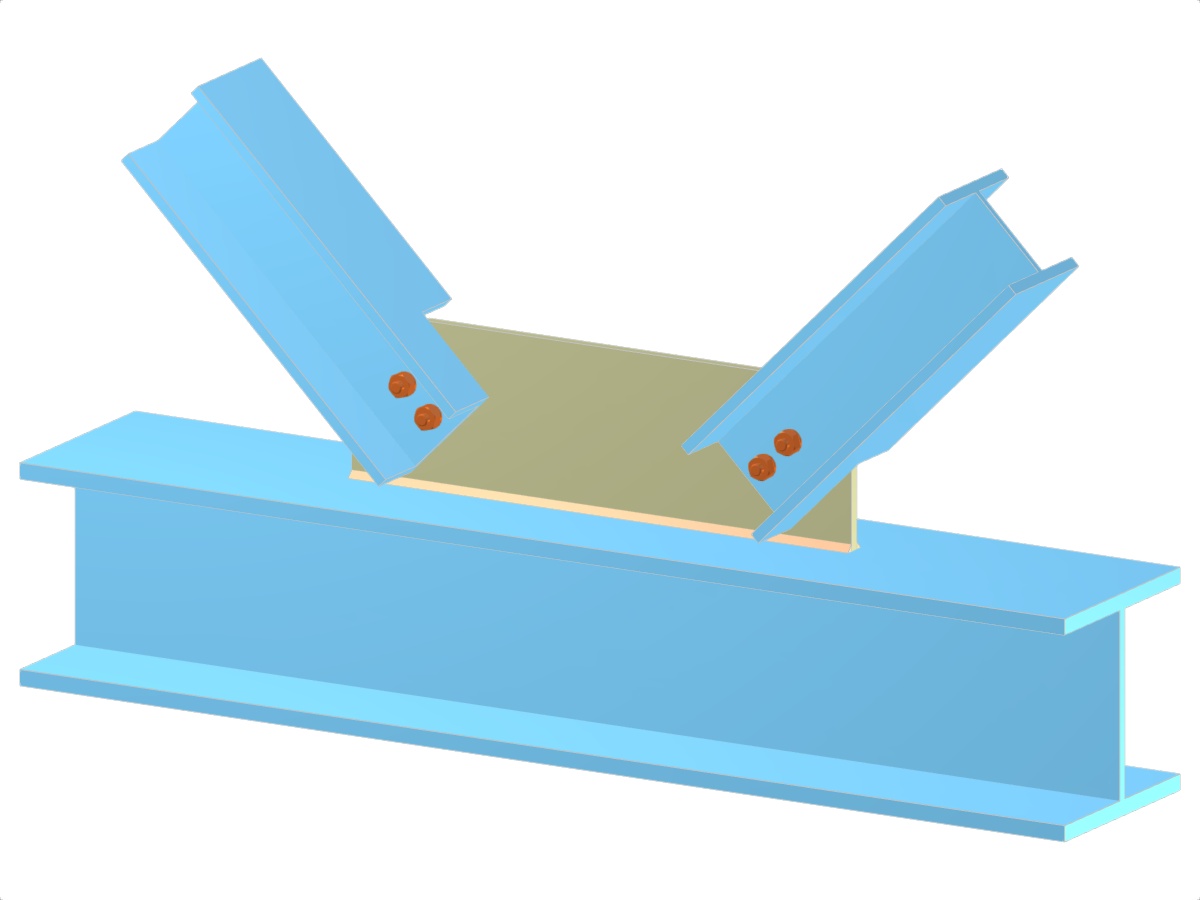 Modell 005270 | Fachwerk | Diagonalen zum Gurt