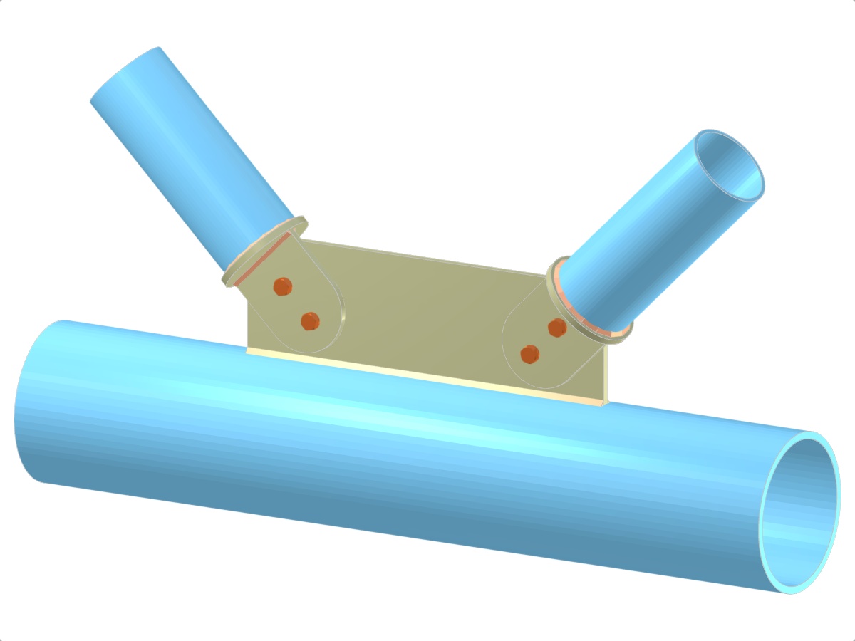 Modell 005275 | Fachwerk | Diagonalen zum Gurt