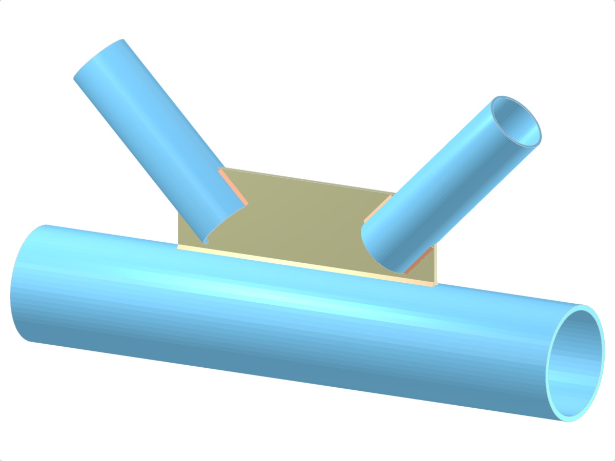 Modell 005286 | Fachwerk | Diagonalen zum Gurt