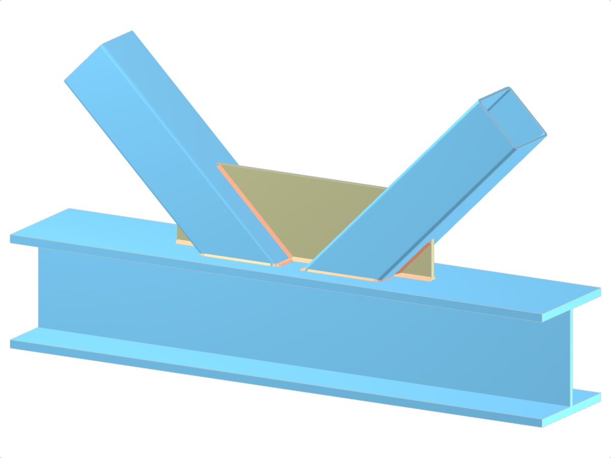 Modell 005293 | Fachwerk | Diagonalen zum Gurt