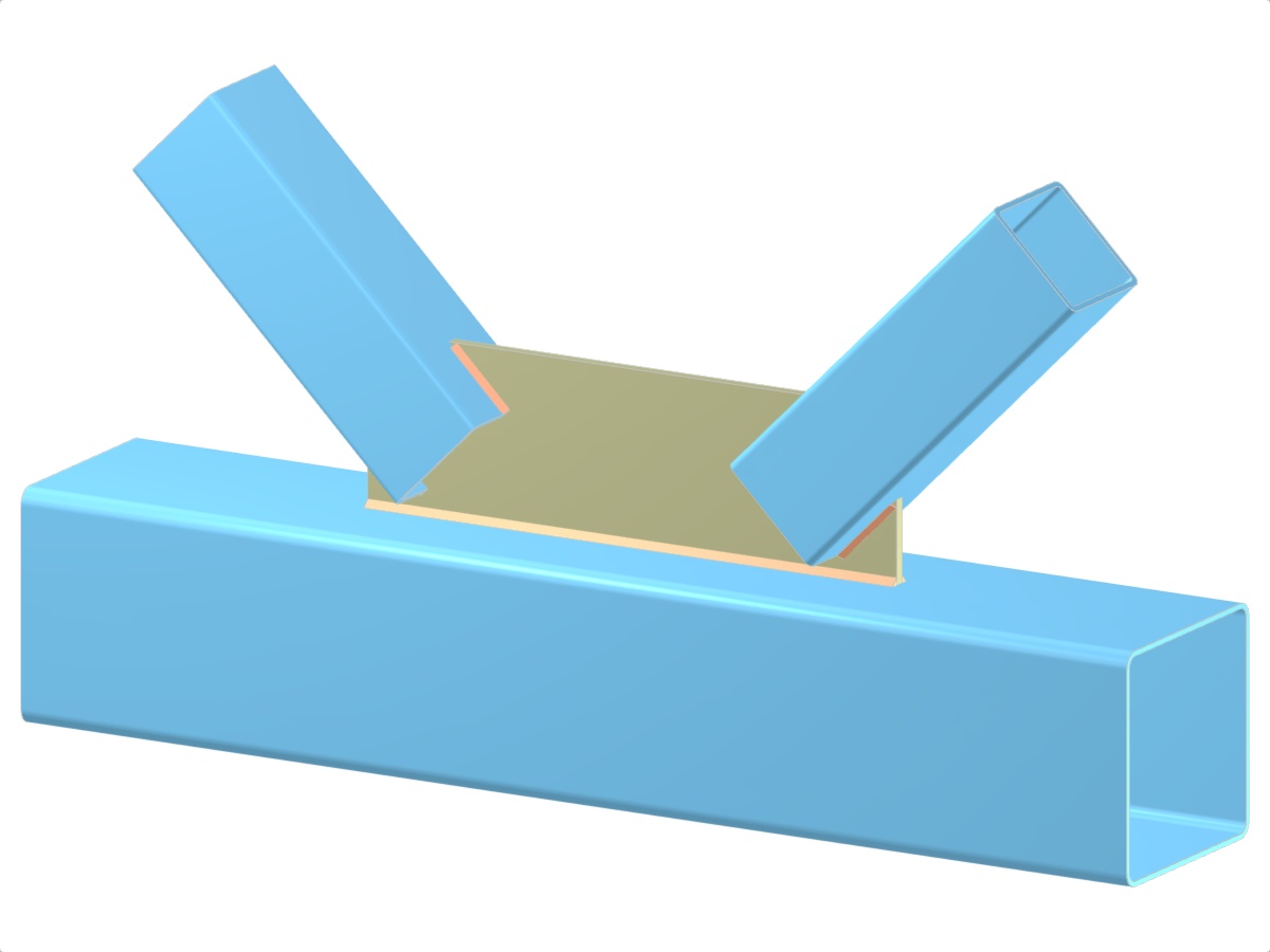 Modell 005296 | Fachwerk | Diagonalen zum Gurt