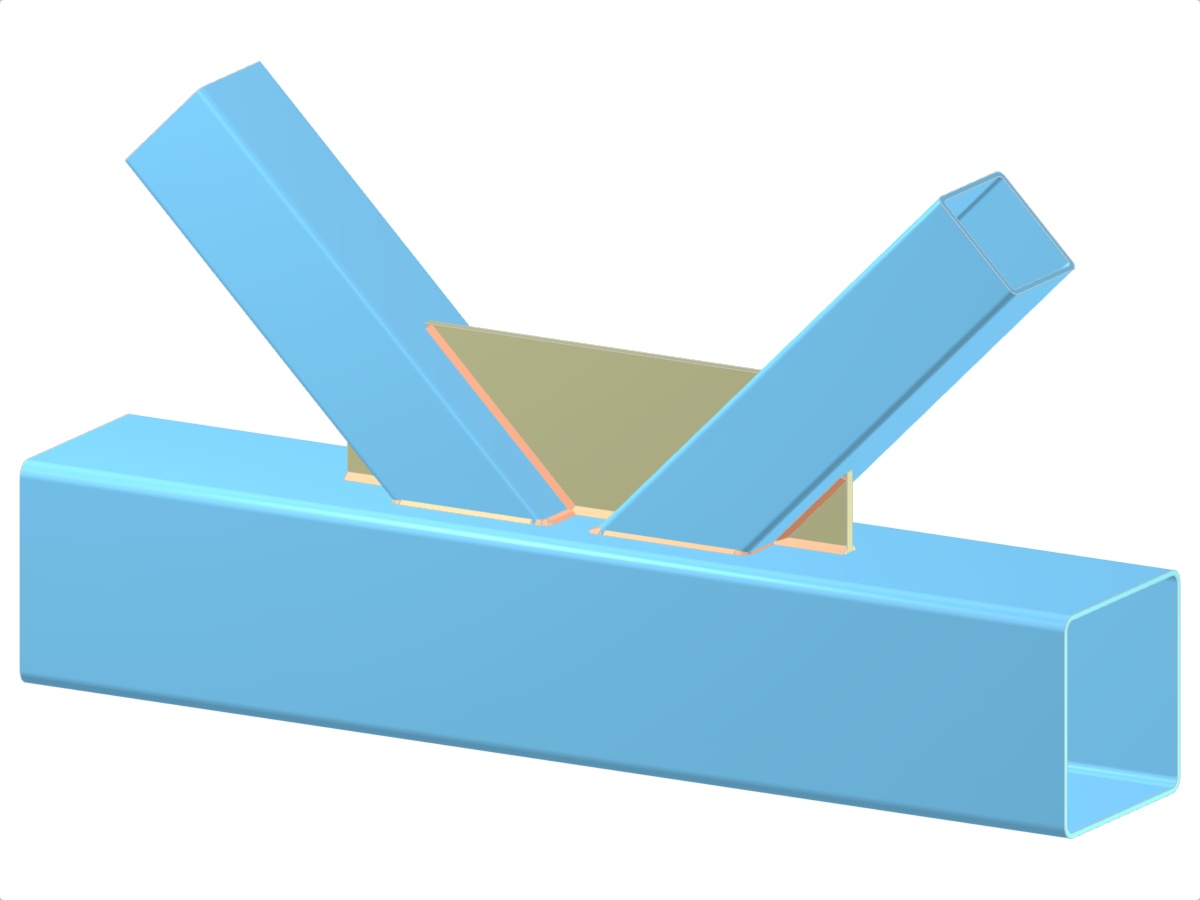 Modell 005297 | Fachwerk | Diagonalen zum Gurt