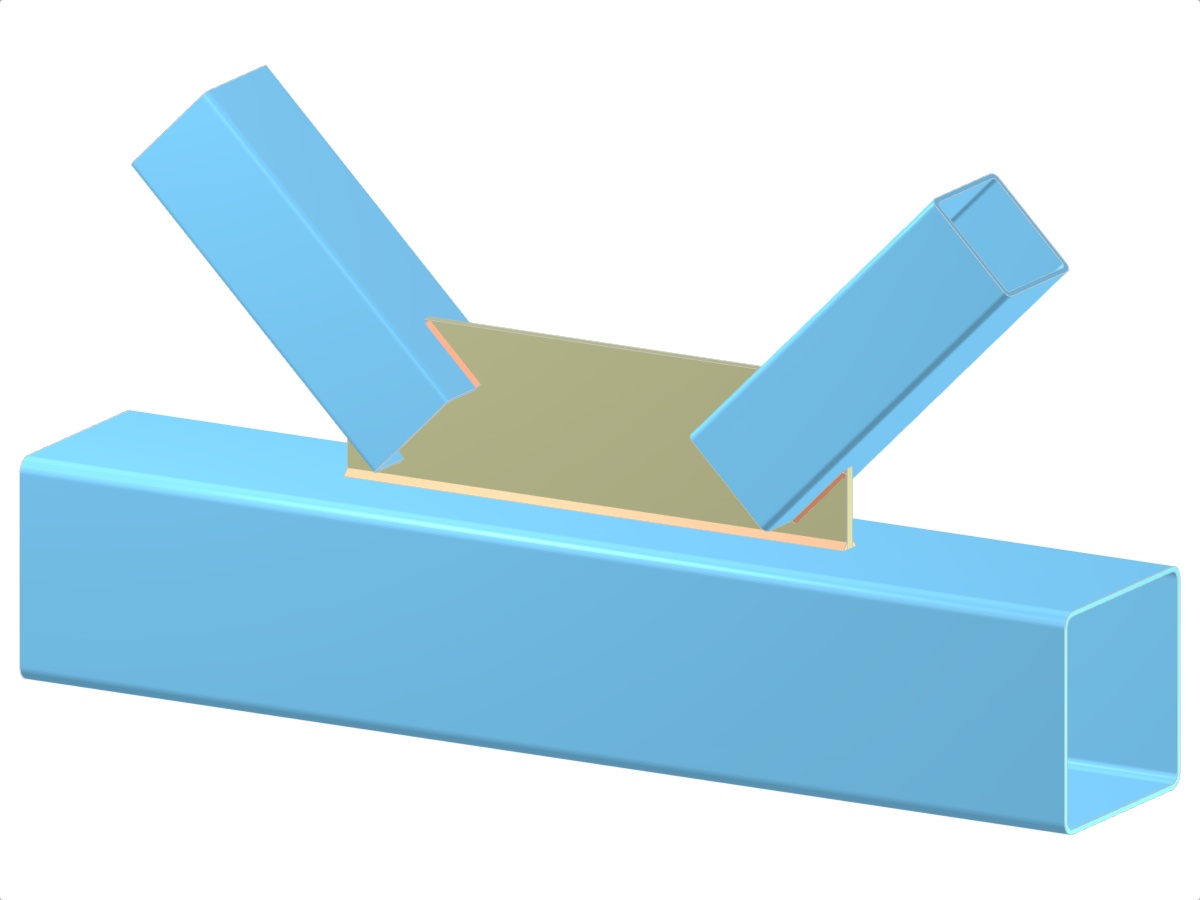 Modell 005299 | Fachwerk | Diagonalen zum Gurt