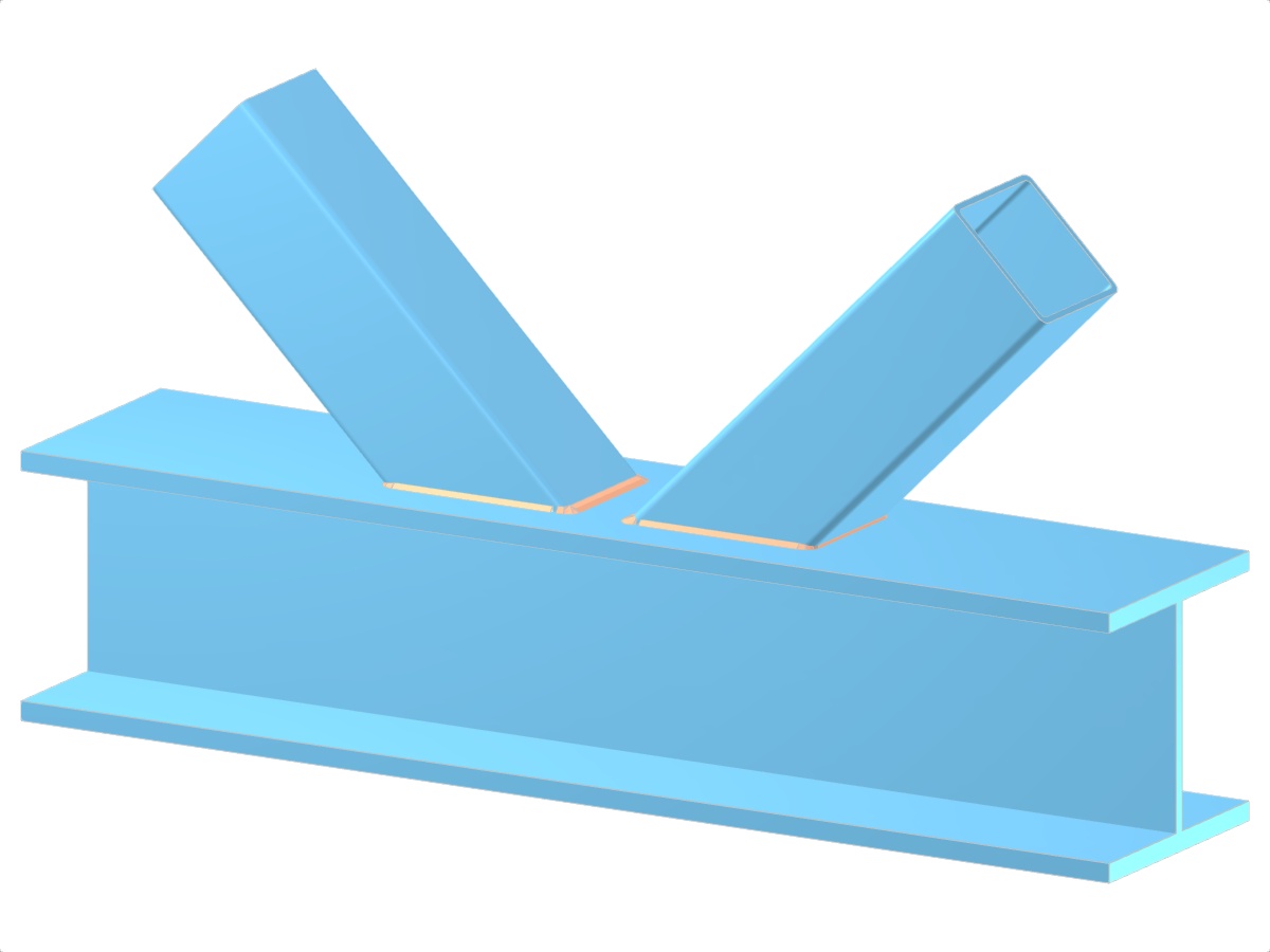 Modell 005302 | Fachwerk | Diagonalen zum Gurt