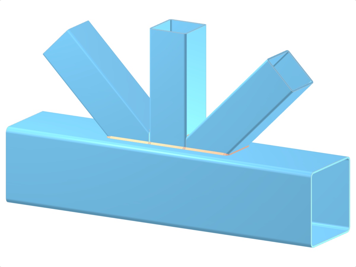 Modell 005330 | Fachwerk | Diagonalen und Vertikal zum Gurt