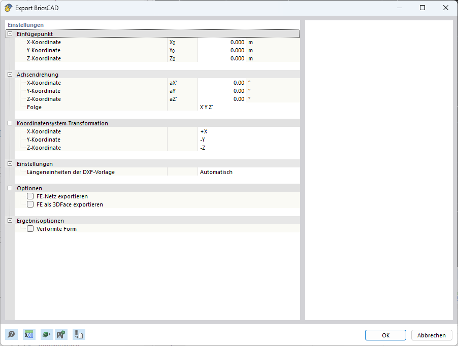 Export BricsCAD