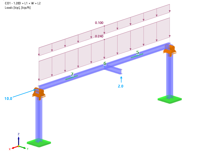 KB 001911 | Torsionsanalyse nach AISC DG 9 mit Add-On 7 Freiheitsgrade