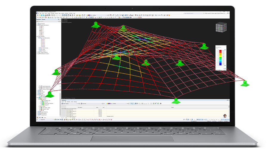 RFEM FEA Lösungen Banner für nichtlineare Analysen in der Tragwerksplanung