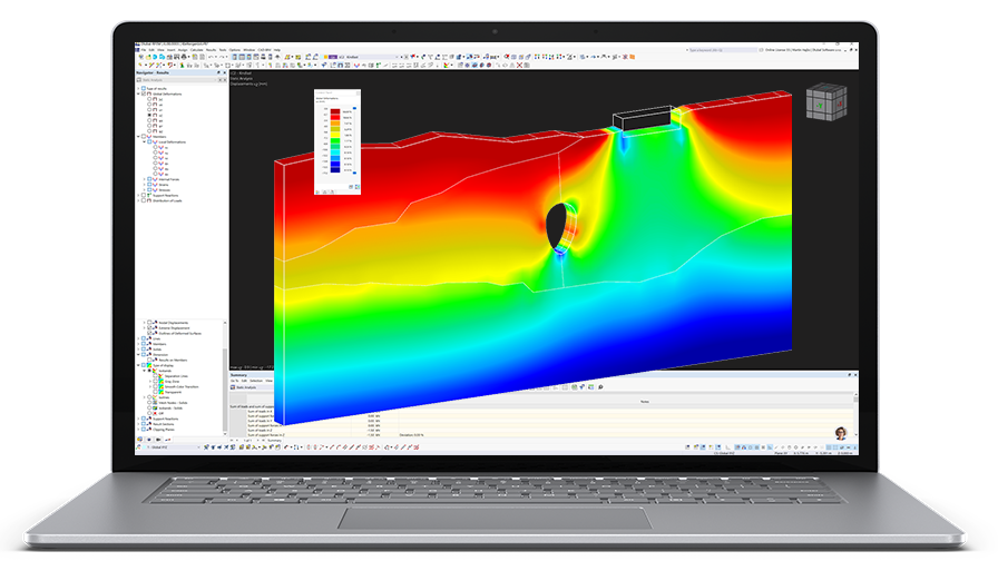 3D-Modell von Fundamenten in RFEM 6