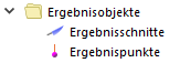 Ergebnisobjekte im Navigator