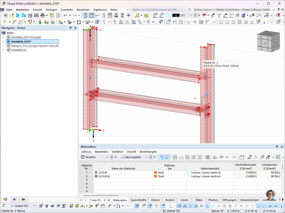 RFEM6 Step-Import