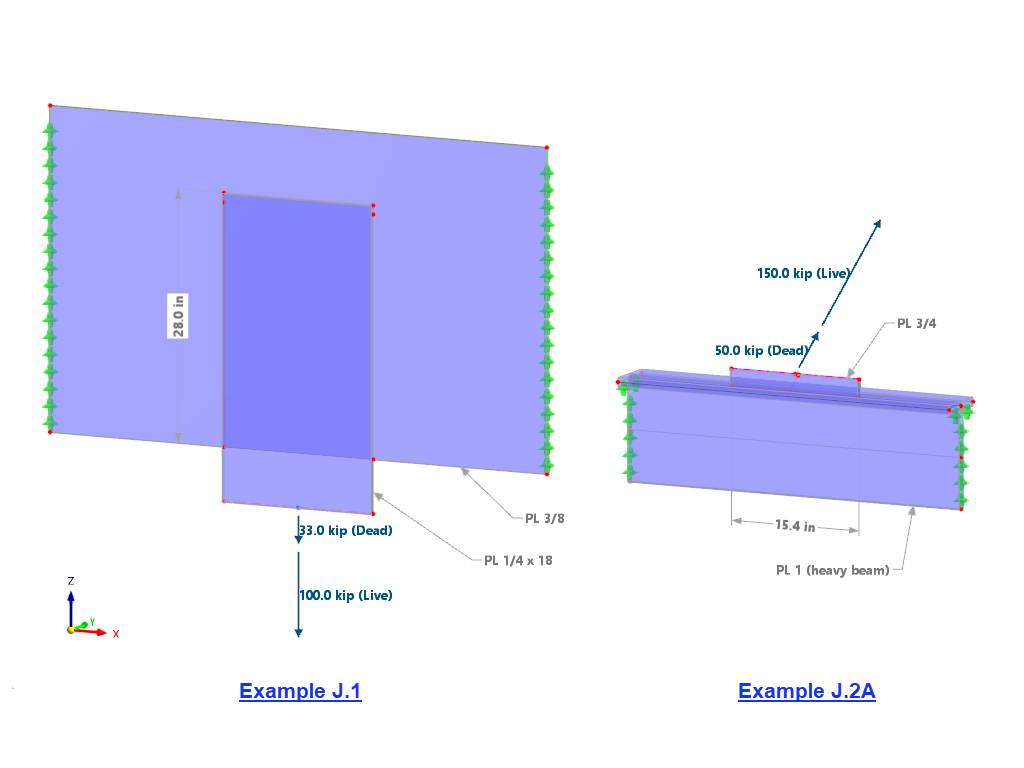 KB 001925 | AISC-Entwurf von Kehlnähten in RFEM 6