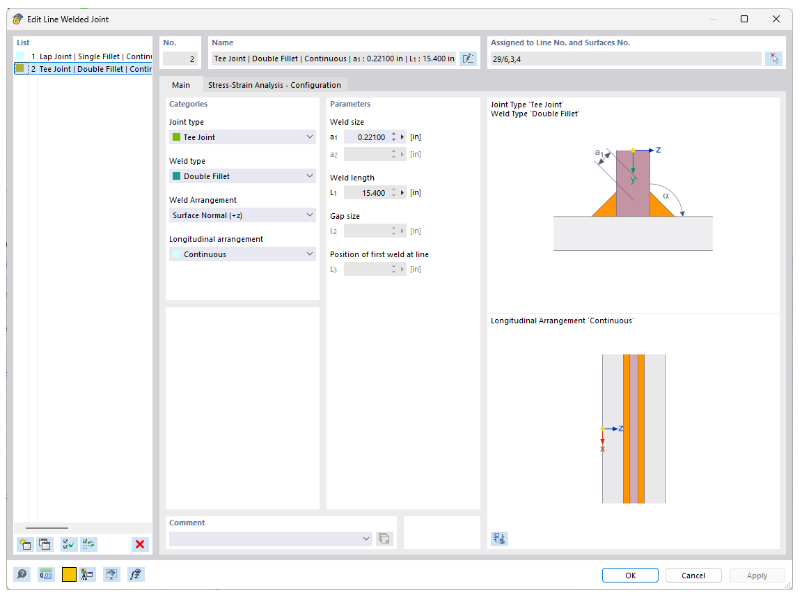 KB 001925 | RFEM 6 Kehlschweißnahtbemessung nach AISC-Normen