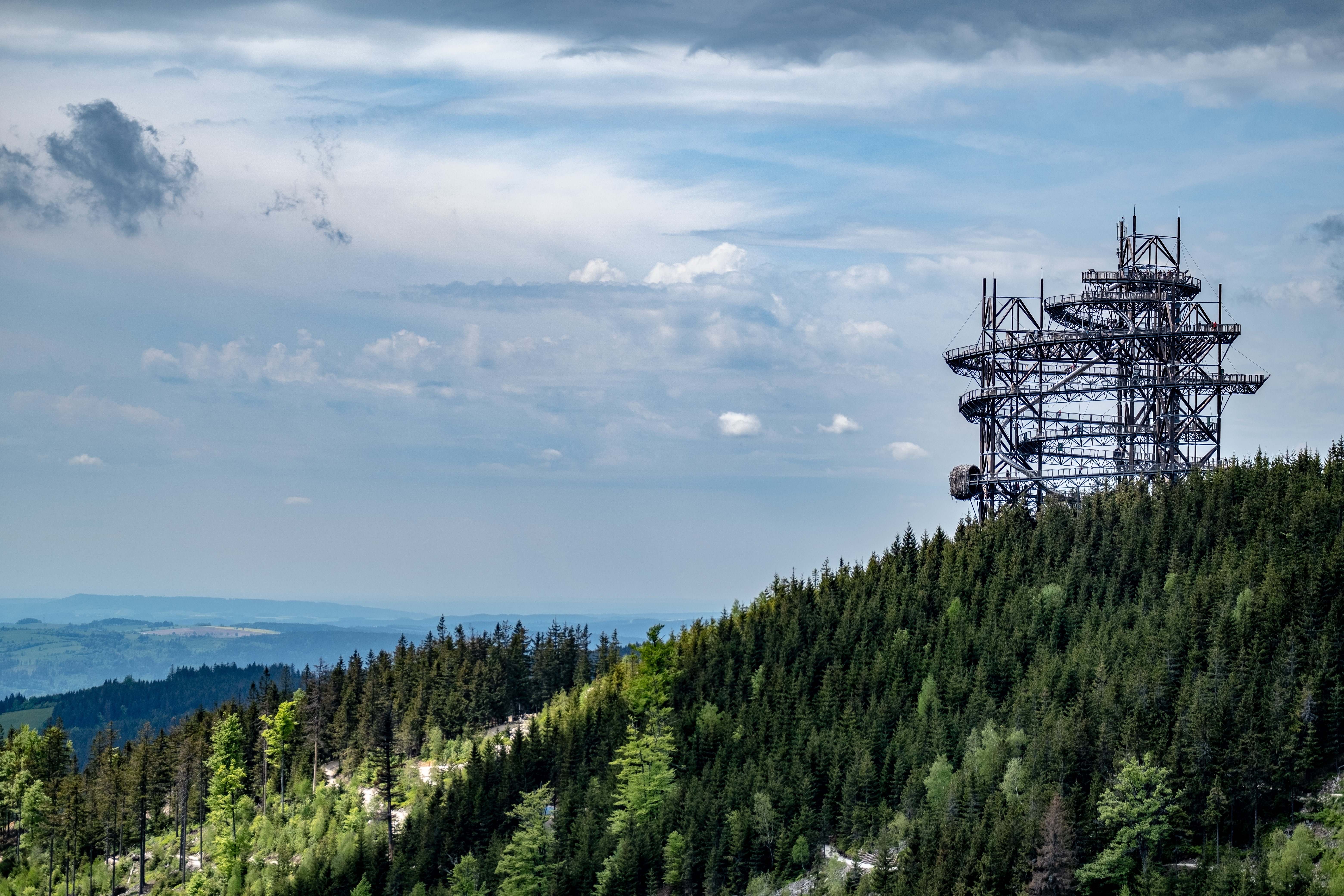 Sky Walk mit Besuchern