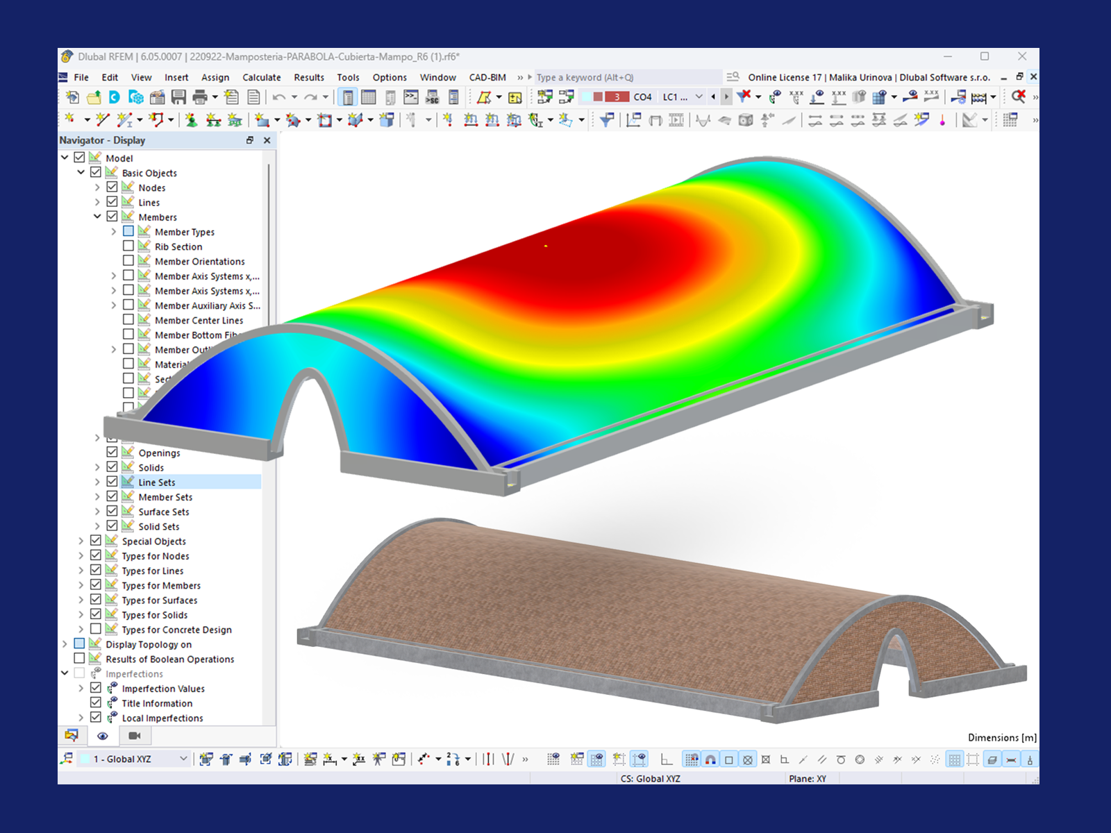 Analyse von Mauerwerksstrukturen mit RFEM's Zusatzmodul Mauerwerksbemessung