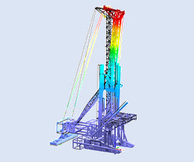 RSTAB Structural Frame and Truss Analysis Software | Deep Drilling Rig