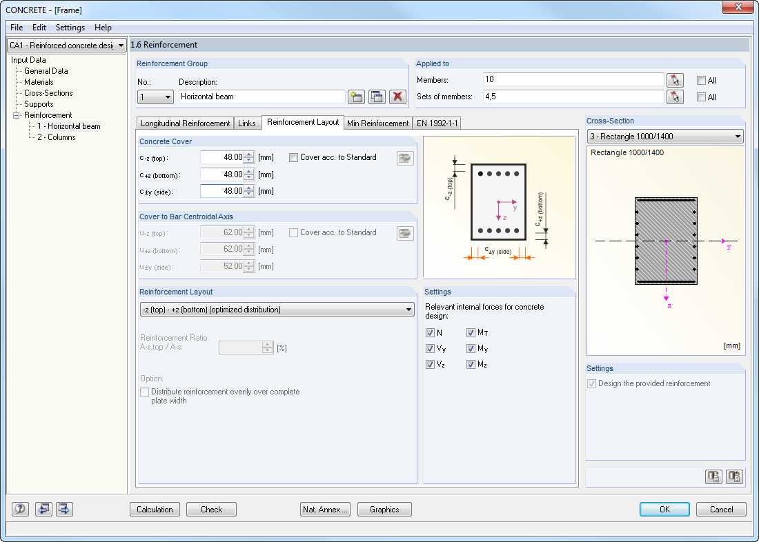 Window 1.6 Reinforcement Layout