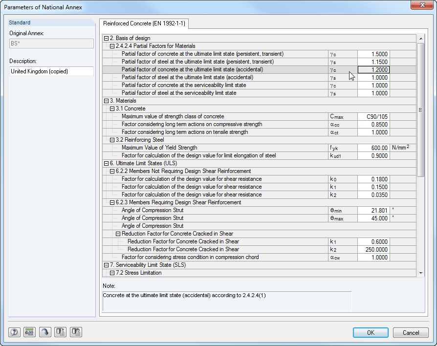 Possibility for User-Defined Standard Settings