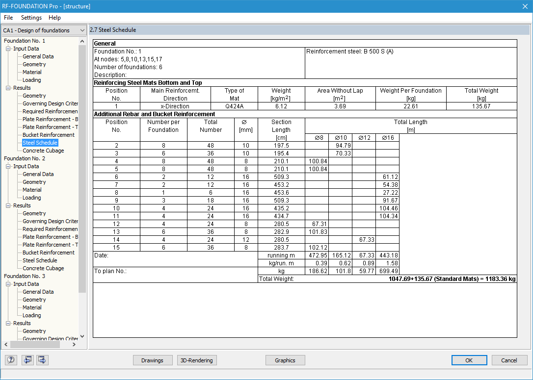 Window 2.7 Steel Schedule